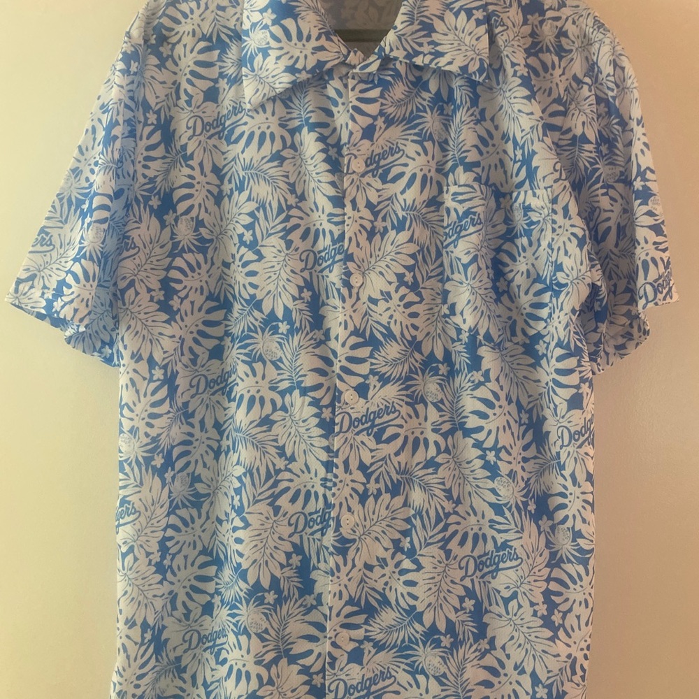 Hawaiian Luau shirt LA Dodgers SGA